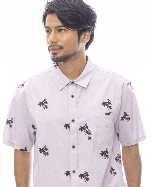 【セール】BILLABONG メンズ SUNDAYS MINI SS 半袖シャツ 【2024年春夏モデル】/ビラボンボタニカル総柄シャツ（シャツ/ブラウス）｜BILLABONG（ビラボン）