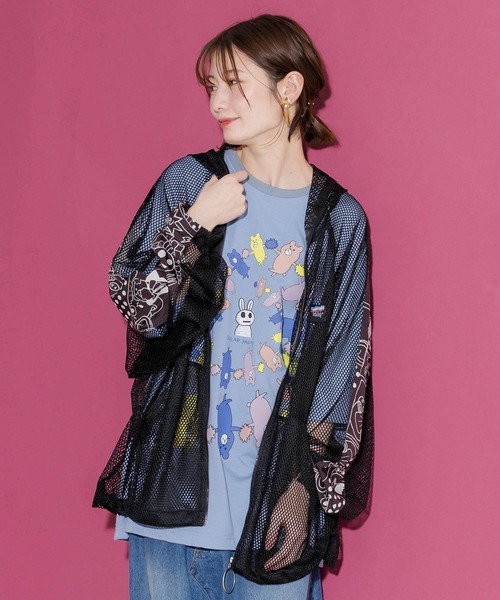 スカラーパリティ メッシュパーカー ScoLar Parity（スカラーパリティ）の「341120：クマのレストラン柄