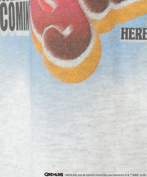 VENCEEXCHANGE(ヴァンスエクスチェンジ)の「GREMLINS グレムリン ラップTシャツ(Tシャツ/カットソー・メンズ・ホワイト/チャコールグレー/その他2/ブラック・M/L)」の11枚目の写真