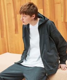 BAYFLOW | 【ウルマ×BAYFLOW】ヘビーオンスクールマックス天竺ジップパーカー[セットアップ可](パーカー)