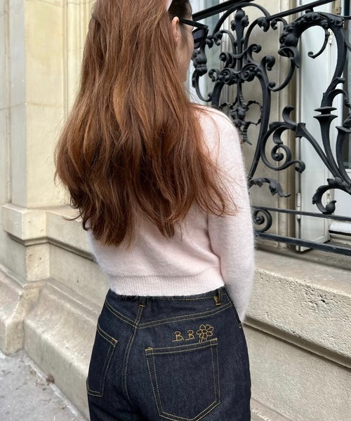 epine(エピヌ)の「《《Brigitte Bardot×epine》》e button B.B. jeans(デニムパンツ・レディース・ブルー/ブラック・S/M)」の22枚目の写真