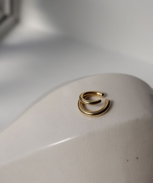 TEN.(テン)の「18KGP ダブルラインイヤーカフ(イヤーカフ・レディース・ゴールド・FREE)」の9枚目の写真