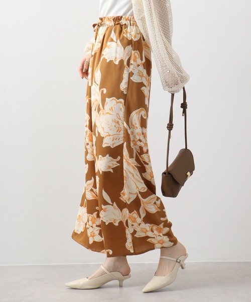 EGLANTINE(エグランティーヌ)の「Eglantine プリントパンツ(その他パンツ・レディース・ブラック/ベージュ/キャメル・40)」の22枚目の写真