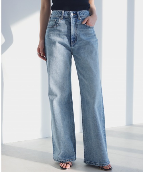 XSサイズあり】Wide leg denim/ワイドレッグデニム（デニムパンツ