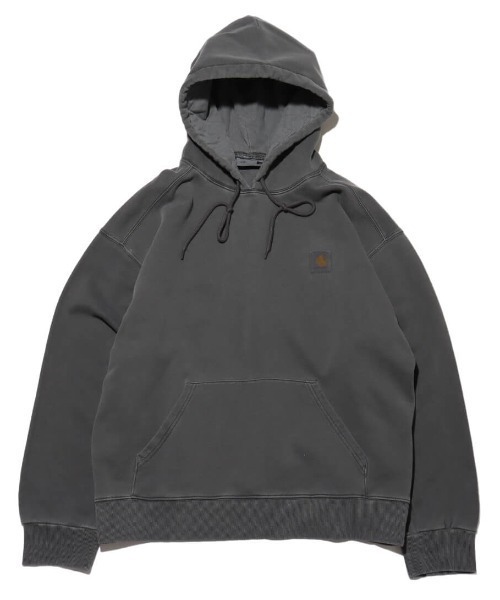 Carhartt(カーハート)の「CARHARTT HOODED NELSON SWEATSHIRT / カーハート フーデッド ネルソン スウェットシャツ(パーカー・メンズ・ネイビー/イエロー/ブラック/ピンク・L/M/S/XL)」の2枚目の写真