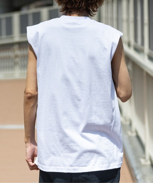 PRO CLUB （プロクラブ）の「【22】〔PROCLUB/プロクラブ〕ヘビーウェイトクルーネック ノースリーブ（タンクトップ・メンズ・ホワイト/ネイビー/グレー/ブラック・MEDIUM/LARGE/X-LARGE）」の17枚目の写真