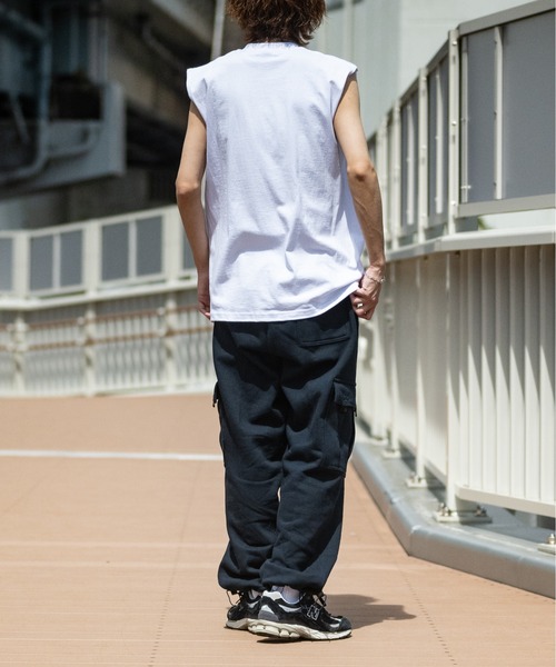 PRO CLUB （プロクラブ）の「【22】〔PROCLUB/プロクラブ〕ヘビーウェイトクルーネック ノースリーブ（タンクトップ・メンズ・ホワイト/ネイビー/グレー/ブラック・MEDIUM/LARGE/X-LARGE）」の18枚目の写真