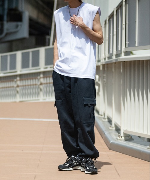 PRO CLUB （プロクラブ）の「【22】〔PROCLUB/プロクラブ〕ヘビーウェイトクルーネック ノースリーブ（タンクトップ・メンズ・ホワイト/ネイビー/グレー/ブラック・MEDIUM/LARGE/X-LARGE）」の15枚目の写真