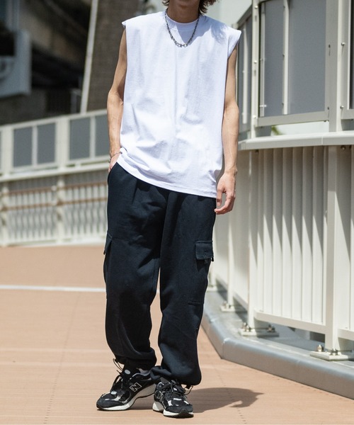 PRO CLUB （プロクラブ）の「【22】〔PROCLUB/プロクラブ〕ヘビーウェイトクルーネック ノースリーブ（タンクトップ・メンズ・ホワイト/ネイビー/グレー/ブラック・MEDIUM/LARGE/X-LARGE）」の20枚目の写真