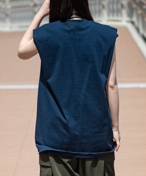 PRO CLUB （プロクラブ）の「【22】〔PROCLUB/プロクラブ〕ヘビーウェイトクルーネック ノースリーブ（タンクトップ・メンズ・ホワイト/ネイビー/グレー/ブラック・MEDIUM/LARGE/X-LARGE）」の10枚目の写真