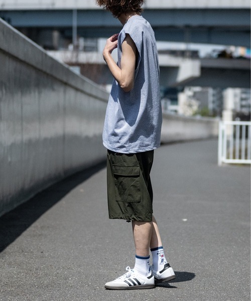 PRO CLUB （プロクラブ）の「【22】〔PROCLUB/プロクラブ〕ヘビーウェイトクルーネック ノースリーブ（タンクトップ・メンズ・ホワイト/ネイビー/グレー/ブラック・MEDIUM/LARGE/X-LARGE）」の6枚目の写真