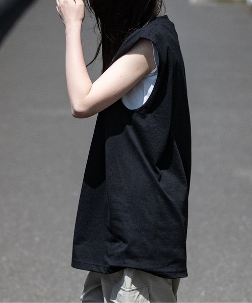 PRO CLUB （プロクラブ）の「【22】〔PROCLUB/プロクラブ〕ヘビーウェイトクルーネック ノースリーブ（タンクトップ・メンズ・ホワイト/ネイビー/グレー/ブラック・MEDIUM/LARGE/X-LARGE）」の22枚目の写真