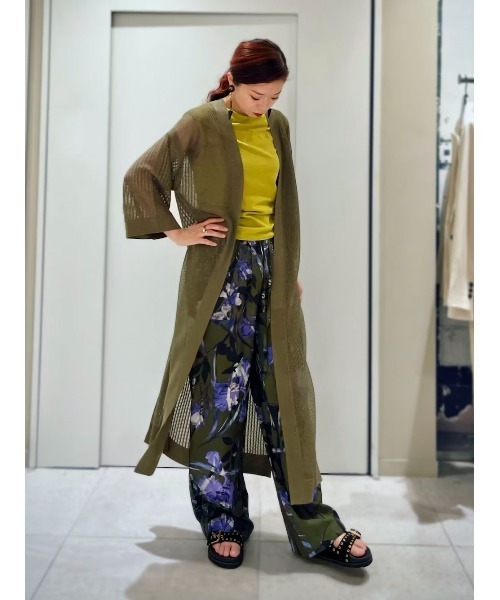 カーディガン MISHA MESH LONGLINE KIMONO CARDIGAN | MISHA メッシュ ロングライン キモノ カーディガン レ セール】MISHA MESH LONGLINE KIMONO CARDIGAN | MISHA メッシュ