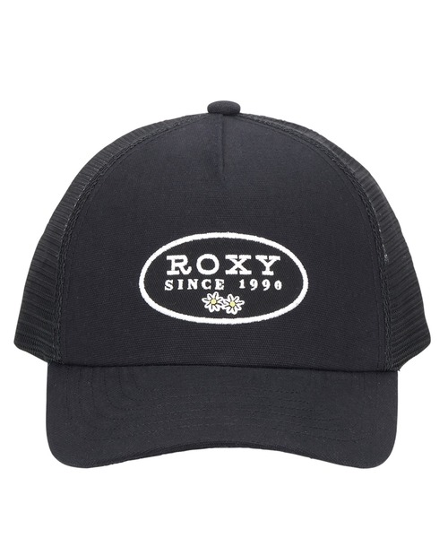 ROXY（ロキシー）の「PRECIOSA FLOWER/ロキシーキャンバスオーバルロゴメッシュキャップ(帽子)（キャップ・レディース・ブラック/ホワイト/レッド・FREE）」の8枚目の写真