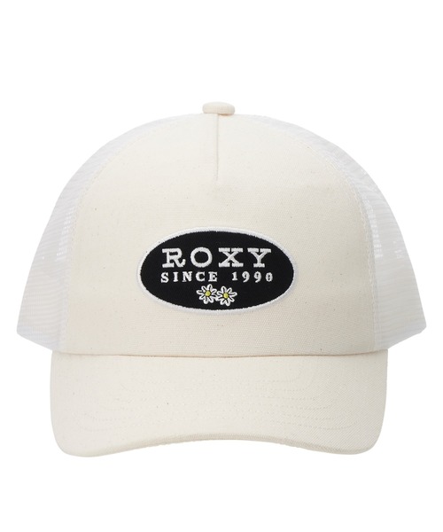 ROXY（ロキシー）の「PRECIOSA FLOWER/ロキシーキャンバスオーバルロゴメッシュキャップ(帽子)（キャップ・レディース・ブラック/ホワイト/レッド・FREE）」の5枚目の写真