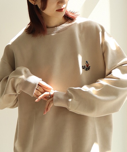 セール】【GERRY/ジェリー】カットスウェード ワンポイントロゴ刺繍