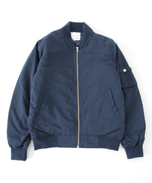 SEVENDAYS=SUNDAY(セブンデイズサンデイ)の「ポリエステルグログラン MA-1(MA-1・メンズ・ブラック/カーキ/ネイビー・SMALL/MEDIUM/LARGE)」の3枚目の写真