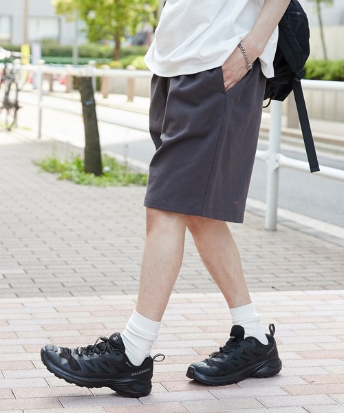 WEGO（ウィゴー）の「WEGO/ヘビーウェイトカットイージーショーツ（スウェットパンツ・レディース・ブラック/ホワイト/スミクロ・LARGE/MEDIUM）」の16枚目の写真