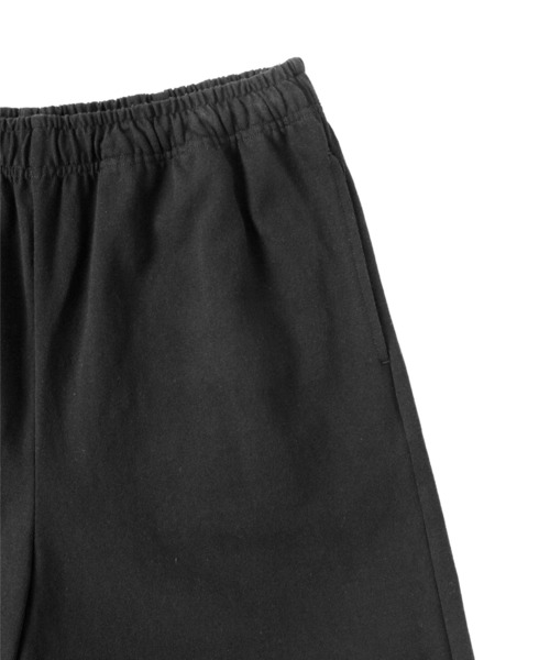 WEGO（ウィゴー）の「WEGO/ヘビーウェイトカットイージーショーツ（スウェットパンツ・レディース・ブラック/ホワイト/スミクロ・LARGE/MEDIUM）」の4枚目の写真