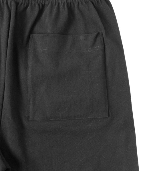 WEGO（ウィゴー）の「WEGO/ヘビーウェイトカットイージーショーツ（スウェットパンツ・レディース・ブラック/ホワイト/スミクロ・LARGE/MEDIUM）」の5枚目の写真