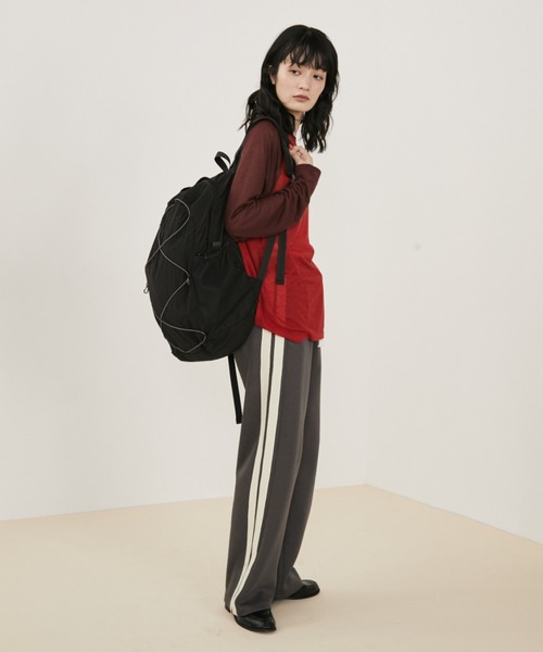 MERLOT(メルロー)の「【ウエストゴム】【動画あり】サイドライントラックパンツ(その他パンツ・レディース・ブラウン/チャコールグレー/ブルー・FREE)」の21枚目の写真