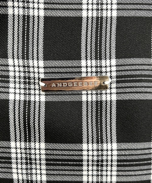 ANDGEEBEE(アンジービー)の「ダブルジップクロップドシャツ(シャツ/ブラウス・レディース・グレー/ブラック・FREE)」の10枚目の写真