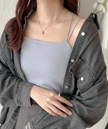 apres jour clair | 【apres jour clair】カップ付きラメキャミソール【ZOZOTOWN限定アイテム】(キャミソール)