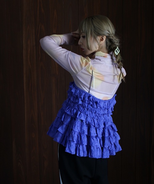 SANSeLF（サンセルフ）の「ニュアンスアートシアートップス【SANSeLF】sanw24a012（その他トップス・レディース・ピンク/ブラウン・FREE）」の13枚目の写真