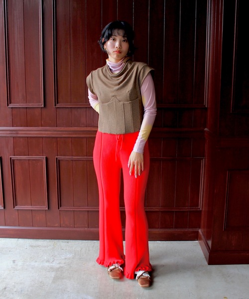 SANSeLF（サンセルフ）の「ニュアンスアートシアートップス【SANSeLF】sanw24a012（その他トップス・レディース・ピンク/ブラウン・FREE）」の15枚目の写真