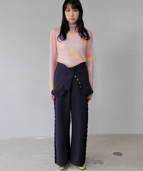 SANSeLF（サンセルフ）の「ニュアンスアートシアートップス【SANSeLF】sanw24a012（その他トップス・レディース・ピンク/ブラウン・FREE）」の21枚目の写真