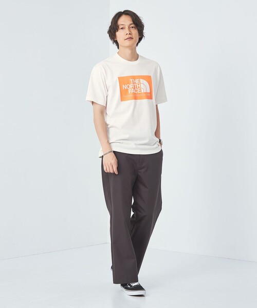 THE NORTH FACE（ザノースフェイス）の「＜THE NORTH FACE＞カリフォルニアロゴティー Tシャツ（Tシャツ/カットソー・メンズ・パープル/グレー/オフホワイト・M/L/XL）」の4枚目の写真