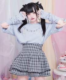 Hauls（ハウルズ）の「えちショルフリルトップス（Tシャツ