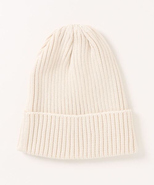 IN THE PARK（インザパーク）の「【MOUN TEN.】Cotton Watch Cap（ニットキャップ/ビーニー・キッズ・アイボリー/サックスブルー/チャコール・FREE）」の4枚目の写真