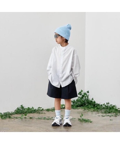 IN THE PARK（インザパーク）の「【MOUN TEN.】Cotton Watch Cap（ニットキャップ/ビーニー・キッズ・アイボリー/サックスブルー/チャコール・FREE）」の6枚目の写真