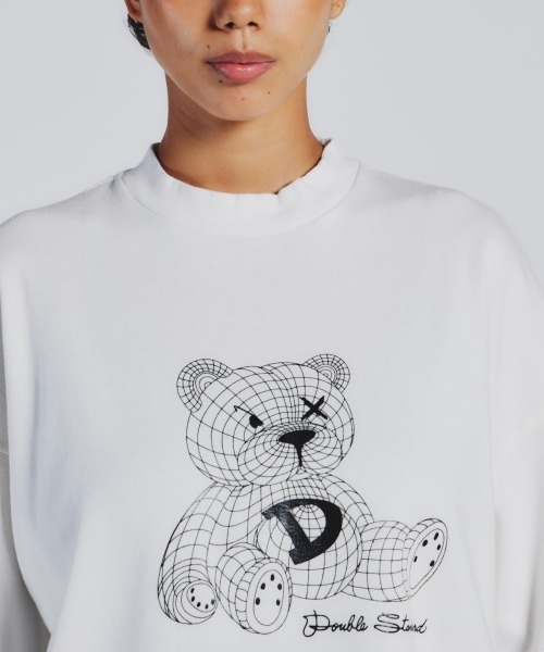 DOUBLE STANDARD CLOTHING（ダブルスタンダードクロージング）の「NEOベアフライスTシャツ（Tシャツ/カットソー・レディース・ブラック/オフホワイト・FREE）」の6枚目の写真