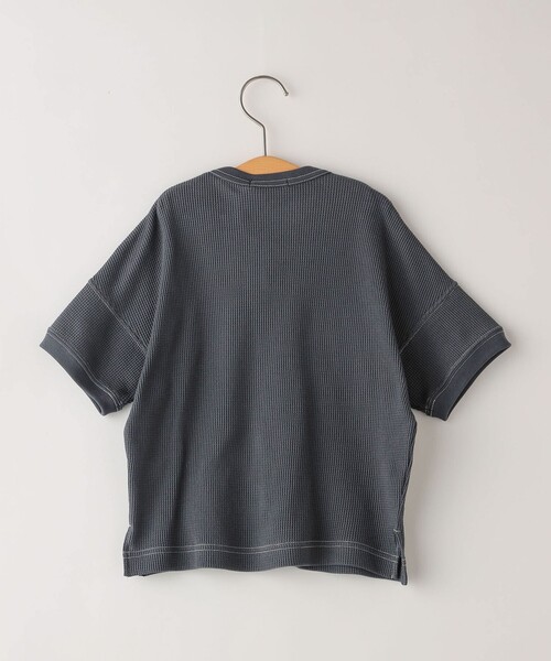 SHIPS（シップス）の「THYARD:85～95cm / ワッフル 半袖 TEE（Tシャツ/カットソー・キッズ・グレー/ブラック/ライトブルー・X-SMALL）」の4枚目の写真