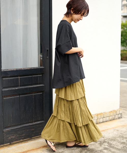 JOURNAL STANDARD relume(ジャーナルスタンダード レリューム)の「《追加》オーガニックコットン汗ジミ防止ワイドT(Tシャツ/カットソー・レディース・グレー/ブラック/ホワイト・FREE)」の20枚目の写真