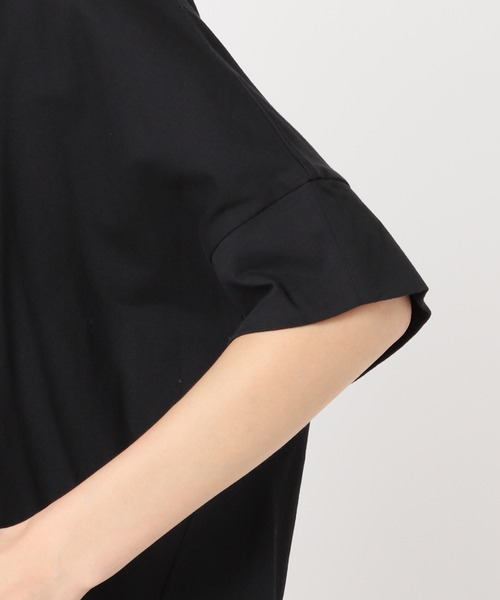 JOURNAL STANDARD relume(ジャーナルスタンダード レリューム)の「《追加》オーガニックコットン汗ジミ防止ワイドT(Tシャツ/カットソー・レディース・グレー/ブラック/ホワイト・FREE)」の4枚目の写真