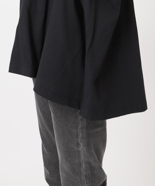 JOURNAL STANDARD relume(ジャーナルスタンダード レリューム)の「《追加》オーガニックコットン汗ジミ防止ワイドT(Tシャツ/カットソー・レディース・グレー/ブラック/ホワイト・FREE)」の5枚目の写真