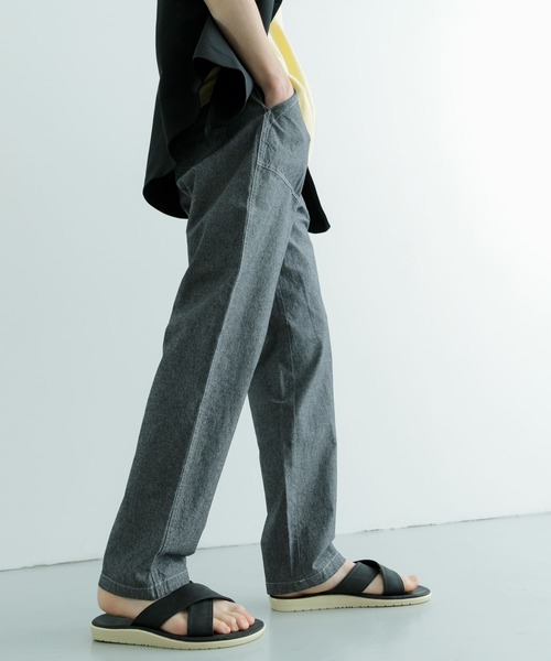 ITEMS URBANRESEARCH(アイテムズ アーバンリサーチ)の「コットンシャンブレー イージーパンツ(その他パンツ・メンズ・ライトブルー/ブルー/チャコールグレー・LARGE/MEDIUM)」の21枚目の写真