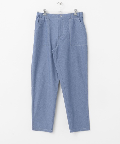 ITEMS URBANRESEARCH(アイテムズ アーバンリサーチ)の「コットンシャンブレー イージーパンツ(その他パンツ・メンズ・ライトブルー/ブルー/チャコールグレー・LARGE/MEDIUM)」の9枚目の写真