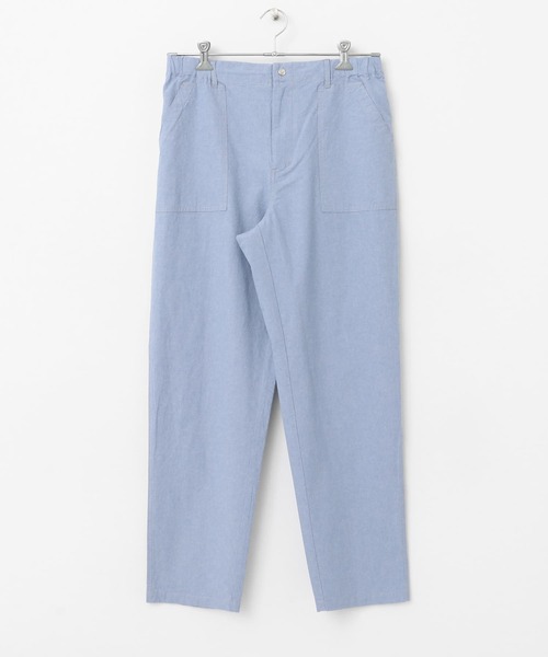 ITEMS URBANRESEARCH(アイテムズ アーバンリサーチ)の「コットンシャンブレー イージーパンツ(その他パンツ・メンズ・ライトブルー/ブルー/チャコールグレー・LARGE/MEDIUM)」の10枚目の写真