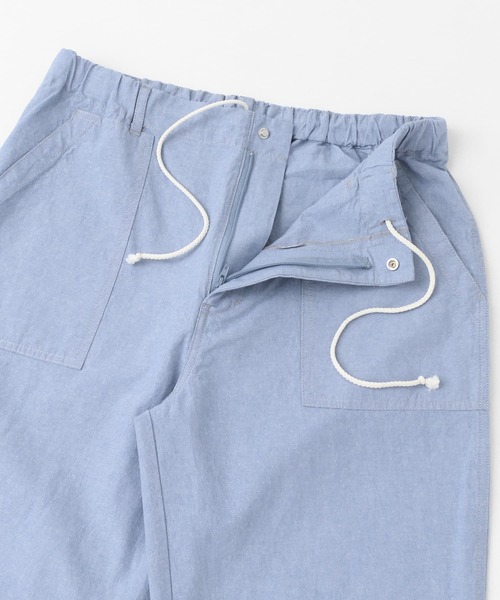 ITEMS URBANRESEARCH(アイテムズ アーバンリサーチ)の「コットンシャンブレー イージーパンツ(その他パンツ・メンズ・ライトブルー/ブルー/チャコールグレー・LARGE/MEDIUM)」の11枚目の写真