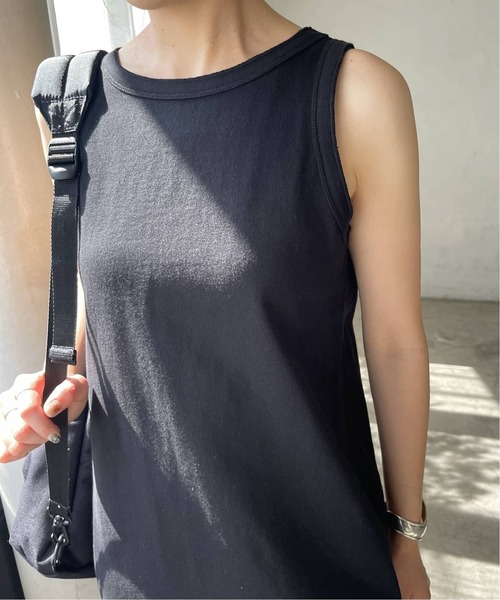 Spick & Span（スピックアンドスパン）の「≪追加≫天竺アメスリロングワンピース（ワンピース・レディース・ブラック/モカ・36/38）」の12枚目の写真