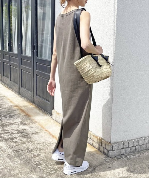 Spick & Span（スピックアンドスパン）の「≪追加≫天竺アメスリロングワンピース（ワンピース・レディース・ブラック/モカ・36/38）」の22枚目の写真