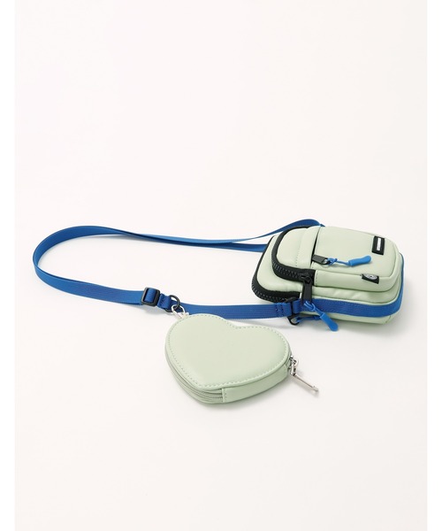 Little sunny bite(リトルサニーバイト)の「【8】【it】【Little sunny bite】 mini shoulder bag(ショルダーバッグ・レディース・グリーン/ピンク/シルバー・FREE)」の11枚目の写真