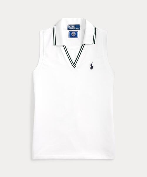 polo ウィンブルドン スリーブレス ポロシャツ / ホワイト POLO RALPH LAUREN（ポロ ラルフ ローレン）の「ウィンブルドン