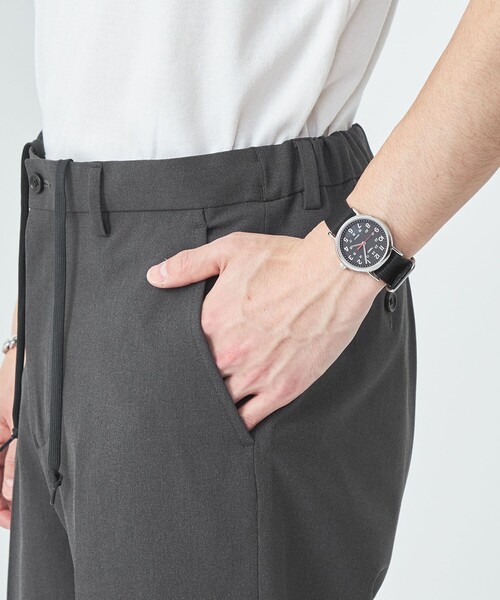 green label relaxing（グリーンレーベルリラクシング）の「FREELITCH ワイド ユーティリティパンツ イージーパンツ -ストレッチ・防シワ・吸水速乾-（その他パンツ・メンズ・ダークグレー/ブラック・S/M/L/XL）」の14枚目の写真