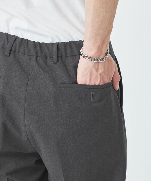 green label relaxing（グリーンレーベルリラクシング）の「FREELITCH ワイド ユーティリティパンツ イージーパンツ -ストレッチ・防シワ・吸水速乾-（その他パンツ・メンズ・ダークグレー/ブラック・S/M/L/XL）」の15枚目の写真
