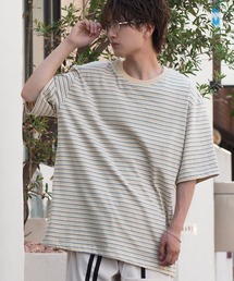 マイクロ ボーダーTシャツ